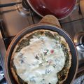 El cooksnap de Diana Cesaretti cuando hizo Tarta de acelga con todos sus ingredientes en crudo.