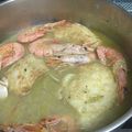 El cooksnap de Consol Burgos cuando hizo Merluza en salsa verde con almejas.