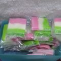 Cooksnap dari Mulyani Muchlis untuk resep Es Gabus Cokelat Pandan/ Es Agar2/ Es Potong