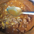 El cooksnap de Gabriela Ace cuando hizo Bistec con papas en puré de tomate.