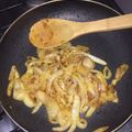 El cooksnap de Nanyta Godoy cuando hizo Cebolla caramelizada.