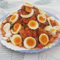 El cooksnap de Andrea cuando hizo Garbanzos con tomate, verduritas y huevo duro.