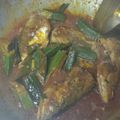 Cooksnap Nurul Amiera semasa beliau membuat Kari ikan mamak tanpa santan.