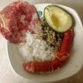 El cooksnap de Jenifer Molina cuando hizo Lentejas con zanahoria.