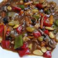 El cooksnap de Vanessa Ruse cuando hizo Pollo con almendras y nueces.