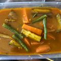 Cooksnap tipahcun semasa beliau membuat Dalca Sayur.