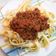 El cooksnap de Romy Repetto cuando hizo Fettucinis con salsa de carne molida.