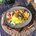 Cooksnap Salina Jalaludin semasa beliau membuat Nasi Minyak Gulai Ayam (TERENGGANU DARUL IMAN).