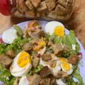 Cooksnap YaNa Nye semasa beliau membuat Homemade Croutons.