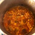 El cooksnap de Nacho Albarrán cuando hizo Albóndigas con guisantes y zanahorias en olla rápida.