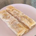 El cooksnap de @cocina_en_casa.cs cuando hizo Flautas de jamón y queso cabra.