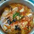 Cooksnap dari Tirra untuk resep Sundubu jjigae 순두부 찌개 (sup tahu ala korea)
