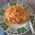 El cooksnap de celestejavierx3 cuando hizo Espaguetti rojo :).