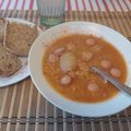 Lilla Balogh Cooksnap-ja, amikor elkészítette a(z) Paradicsomos vöröslencse főzelék virslivel receptet.
