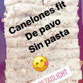 El cooksnap de Maria José Soler Baixauli cuando hizo Canelones Fit de pavo sin pasta.