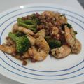 El cooksnap de Sara cuando hizo Brócoli con gambones y taquitos de jamón (receta keto).