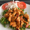 El cooksnap de Johanna Alarcón cuando hizo Salteado de pollo con verduras y vinagreta 🍗 (paso a paso).