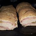 El cooksnap de Dai Damianovich cuando hizo Pan casero relleno de jamón y queso.