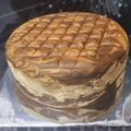 Cooksnap dari Federico Yonata untuk resep Ogura Cake Zebra with Coconut Milk