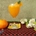 Cooksnap Saba Butt semasa beliau membuat Orange McFizzy Slushy.