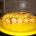 Tankó Mónika Cooksnap-ja, amikor elkészítette a(z) Hotdog leveles tésztában receptet.