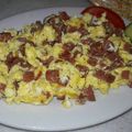 Mero Omar's cooksnap of when they made بيض بطماطم مقلية Egg with fried tomatoes.