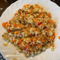 El cooksnap de Guillermo N cuando hizo Arroz basmati con bacalao.