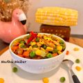 Madhu Walter का कुकस्नैप जब उन्होंने मक्का की घुघनी चाट (Corn Ghughani Chat) बनाया था।