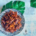 Cooksnap DyaKakgerl semasa beliau membuat Sambal tempe bersama ikan bilis dan kacang goreng.