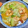珍妮花 的 黃金鮮蝦絲瓜湯 cooksnap