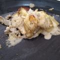El cooksnap de Mary cuando hizo Berenjena y cebolla al horno con quesos y crema.