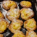 El cooksnap de Adriana Pérez cuando hizo Bizcocho caseros con crema pastelera.