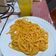 El cooksnap de Carlos Garcia cuando hizo Espagueti rojo con crema.