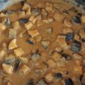 El cooksnap de Marivi Fernández cuando hizo Berenjena esparragada.