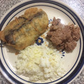 El cooksnap de Lily Quirino cuando hizo Chiles rellenos de queso secos.