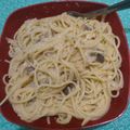 Cooksnap dari Zayyaan Nabiila Khairunnisa untuk resep Creamy Mushroom Sphagetti Carbonara