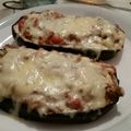 El cooksnap de Geno Batistella cuando hizo Berenjenas rellenas.