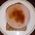 inLondon's cooksnap of when they made シロップでもOK♪ハニー☆ハムトースト.
