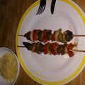 El cooksnap de Eri cuando hizo Brochette de Lomo.