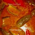 Cooksnap Dapur Yusfarisyia semasa beliau membuat Pajeri Terung.