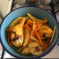 El cooksnap de Laura Reyes cuando hizo Pollo con verduras y papas todo al horno👩‍🍳.