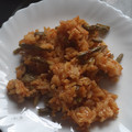 El cooksnap de Charo Rosado cuando hizo Arroz con Espárragos trigueros y pimiento verde.