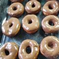 El cooksnap de Erika cuando hizo Donas bañadas de chocolate y glasé.