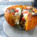 El cooksnap de Debora Pardo cuando hizo Calabaza Princesa rellena.