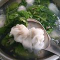 無舒 的 青菜餛飩蛋花湯 cooksnap
