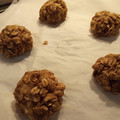 El cooksnap de Virginia. cuando hizo Bolitas de avena y plátano al microondas.