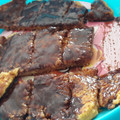 El cooksnap de Cook_and_Jud cuando hizo Tortitas de boniato y cacao con plátano y chocolate negro.