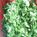 El cooksnap de Lucia Modugno cuando hizo Salsa provenzal.