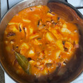 El cooksnap de Auxi Martín Calvo cuando hizo Pulpo guisado con patatas y calabaza.