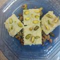 Trapti Jain's cooksnap of when they made Butterscotch kalakand.
